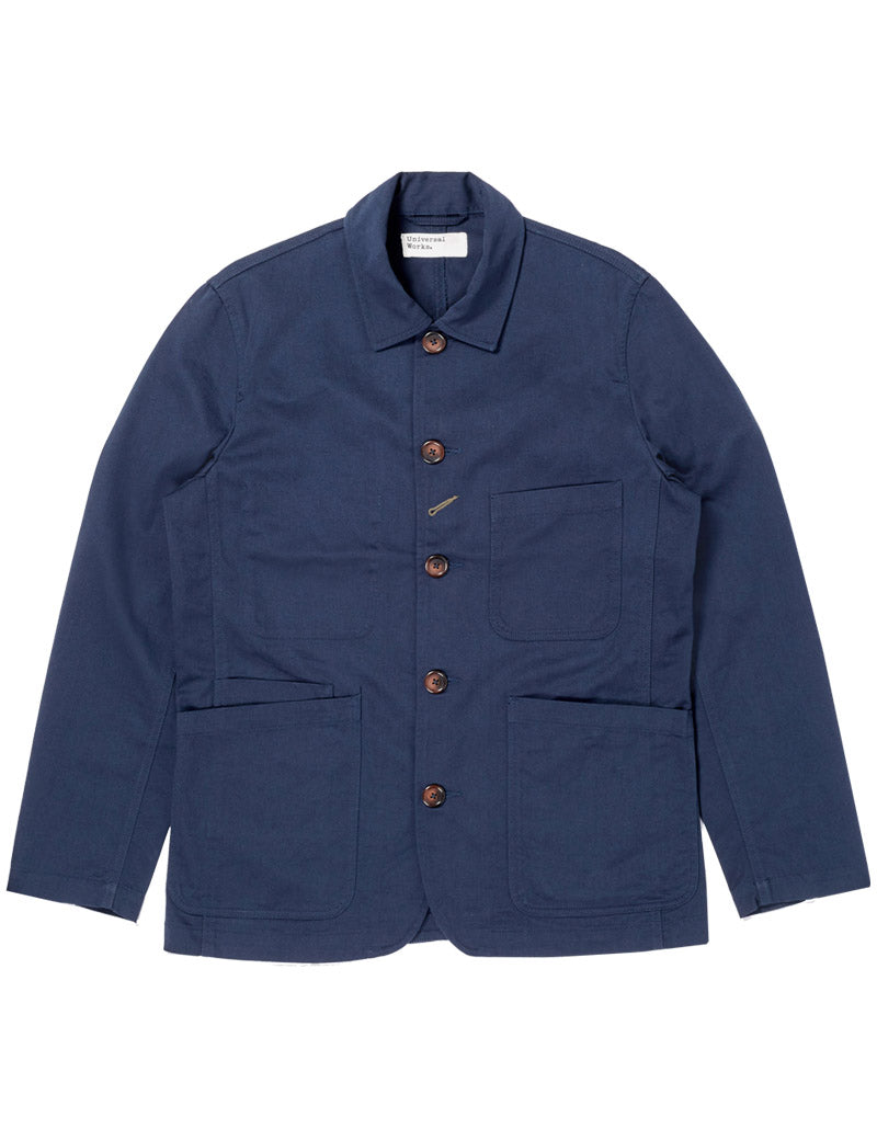 UNIVERSAL WORKS BAKERS JACKET TWILL NAVY