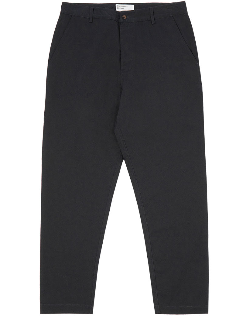 Universal Works Military Chino Twill Black Front