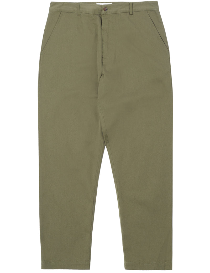 Universal Works Military Chino Light Olive Twill