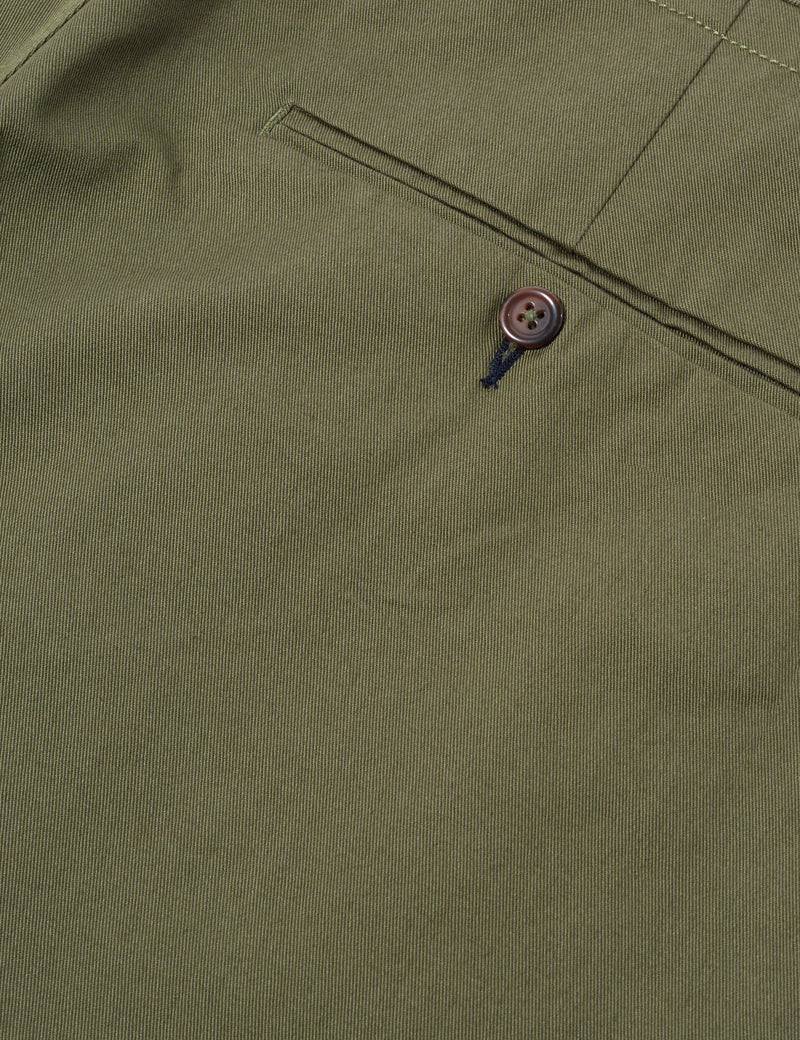 Universal Works Military Chino Light Olive Twill