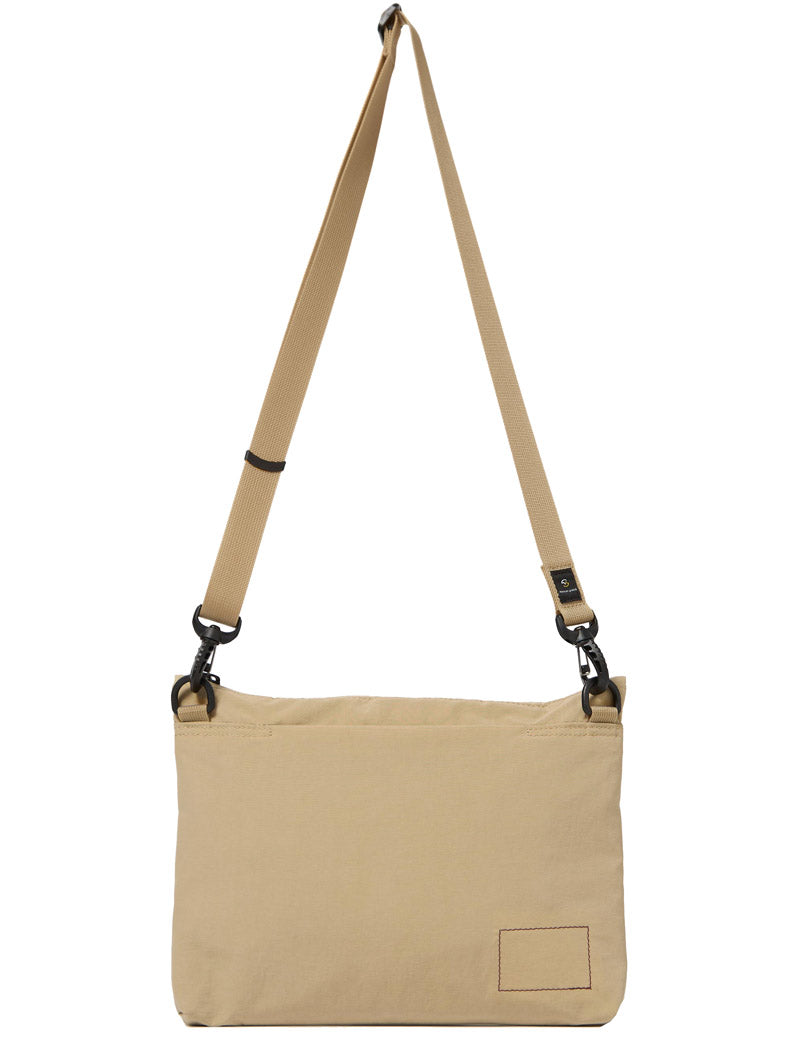 Universal Works X Master-Piece Canvas Sacoche Beige Back View