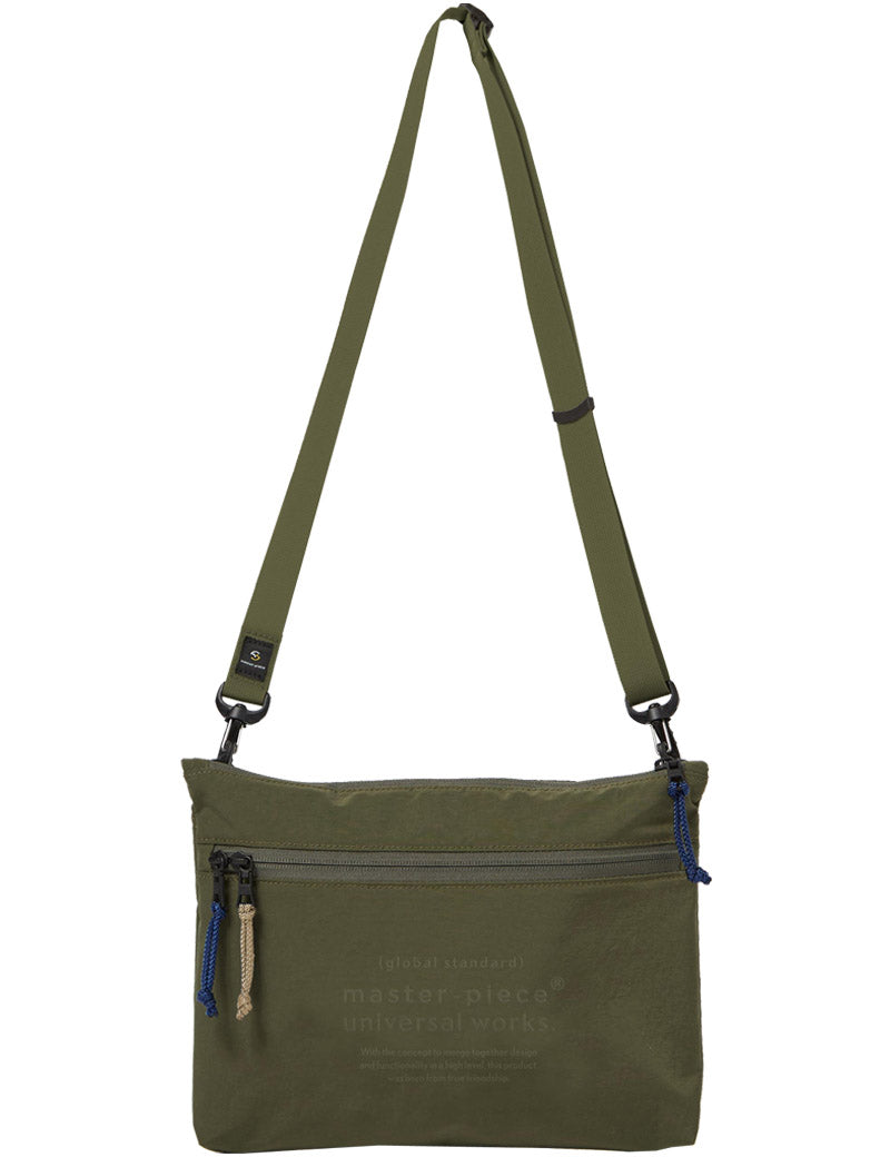 Universal Works X Master-Piece Canvas Sacoche Olive