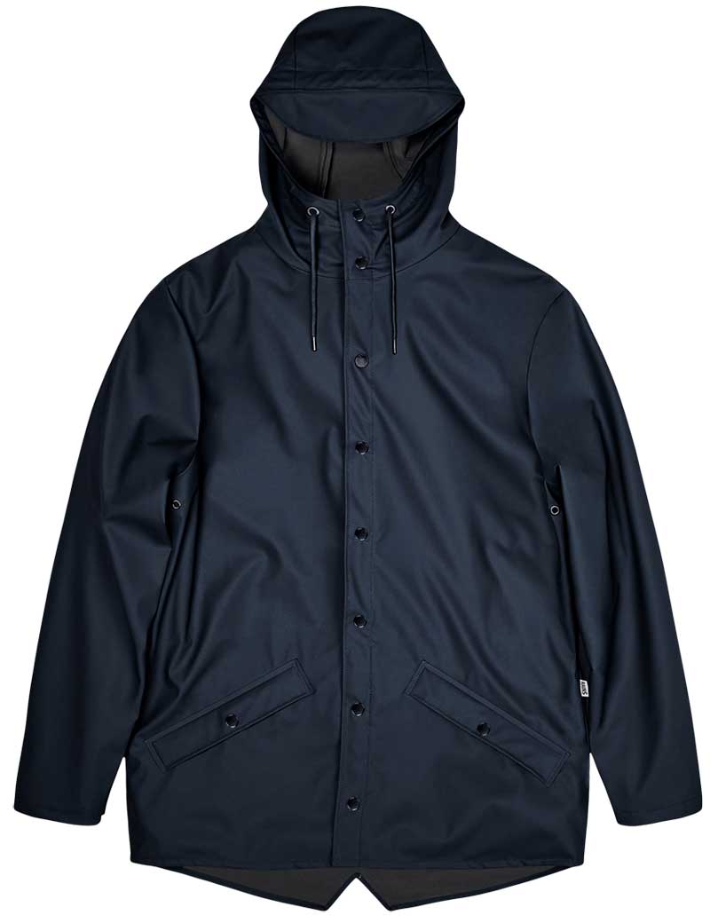 Rains Waterproof Jacket Navy 12010 Uniform Research