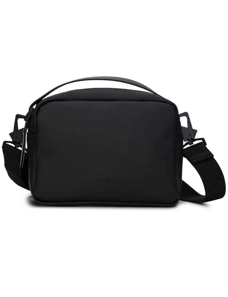 RAINS BOX BAG BLACK