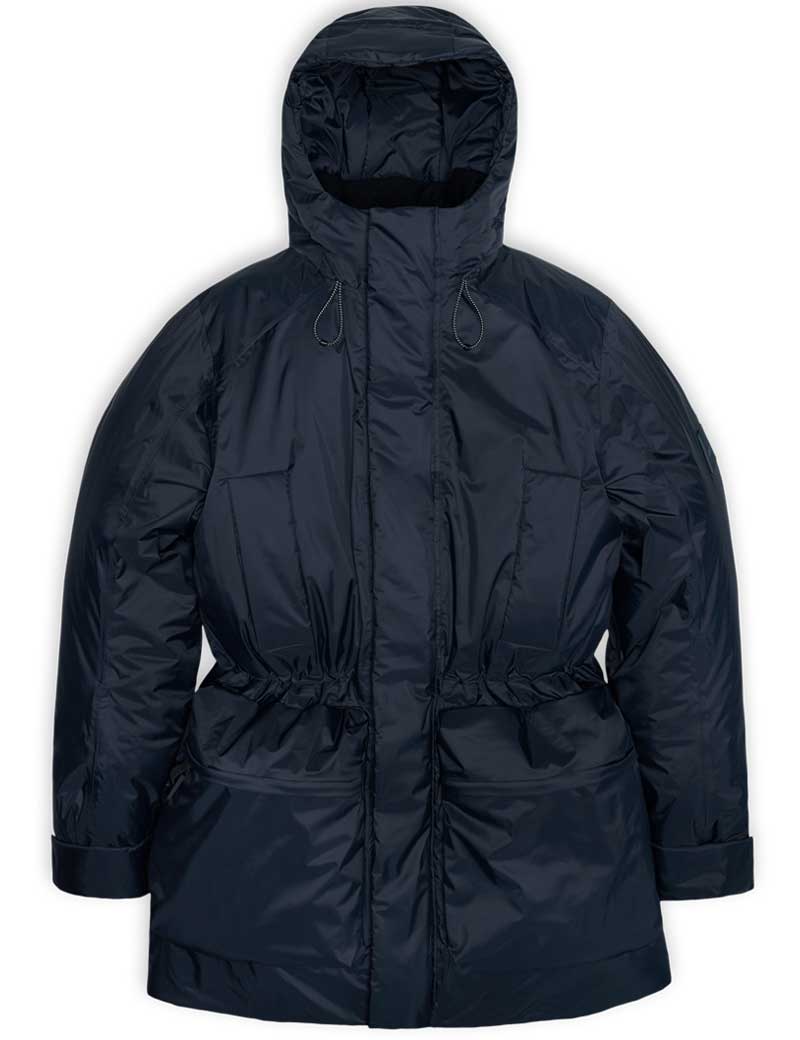 RAINS VARDO PARKA COAT NAVY