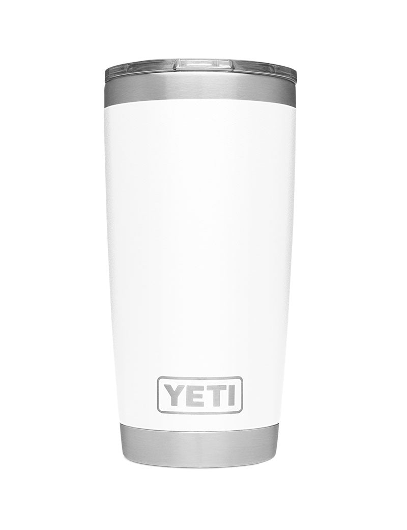 YETI RAMBLER TUMBLER 591ML 20OZ WHITE