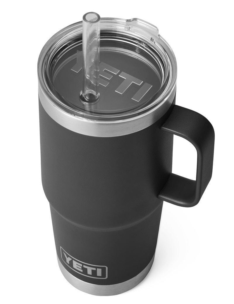 Yeti Rambler Straw Mug 710Ml 25Oz Black