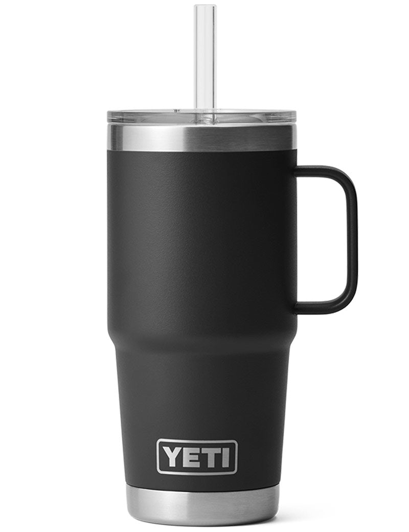 Yeti Rambler Straw Mug 710Ml 25Oz Black