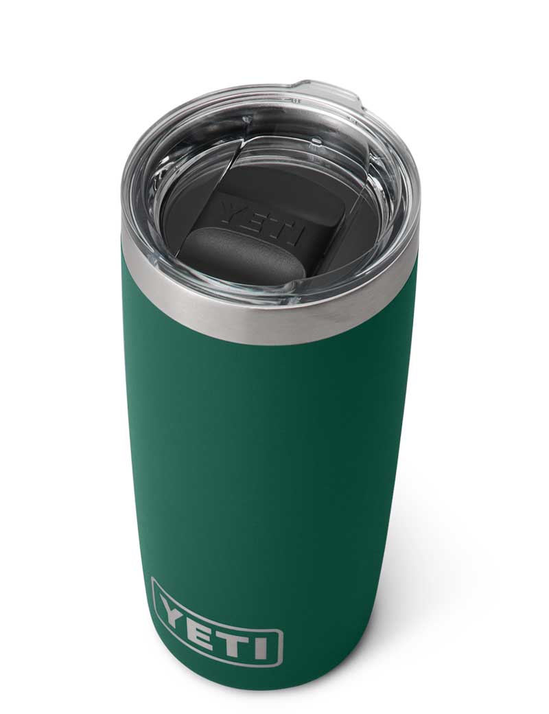 Yeti Rambler 10 OZ Tumbler MS Black Forest Green