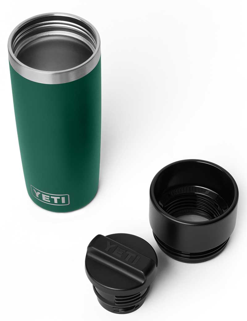 Yeti Rambler 16 OZ Travel Bottle Black Forest Green