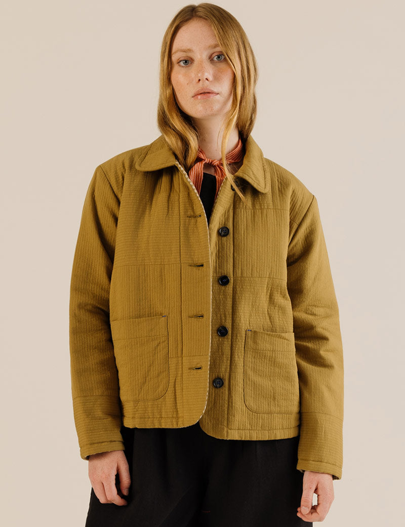 Sideline Molly Jacket Olive Front