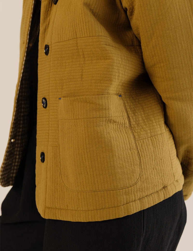 Sideline Molly Jacket Olive Pocket Detailing