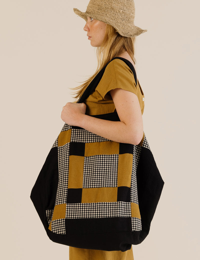 Sideline Esther Bag Patchwork Modelled