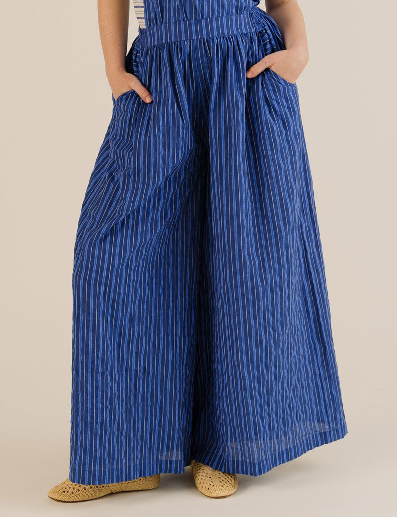 Sideline Anna Trousers Cobalt Stripe