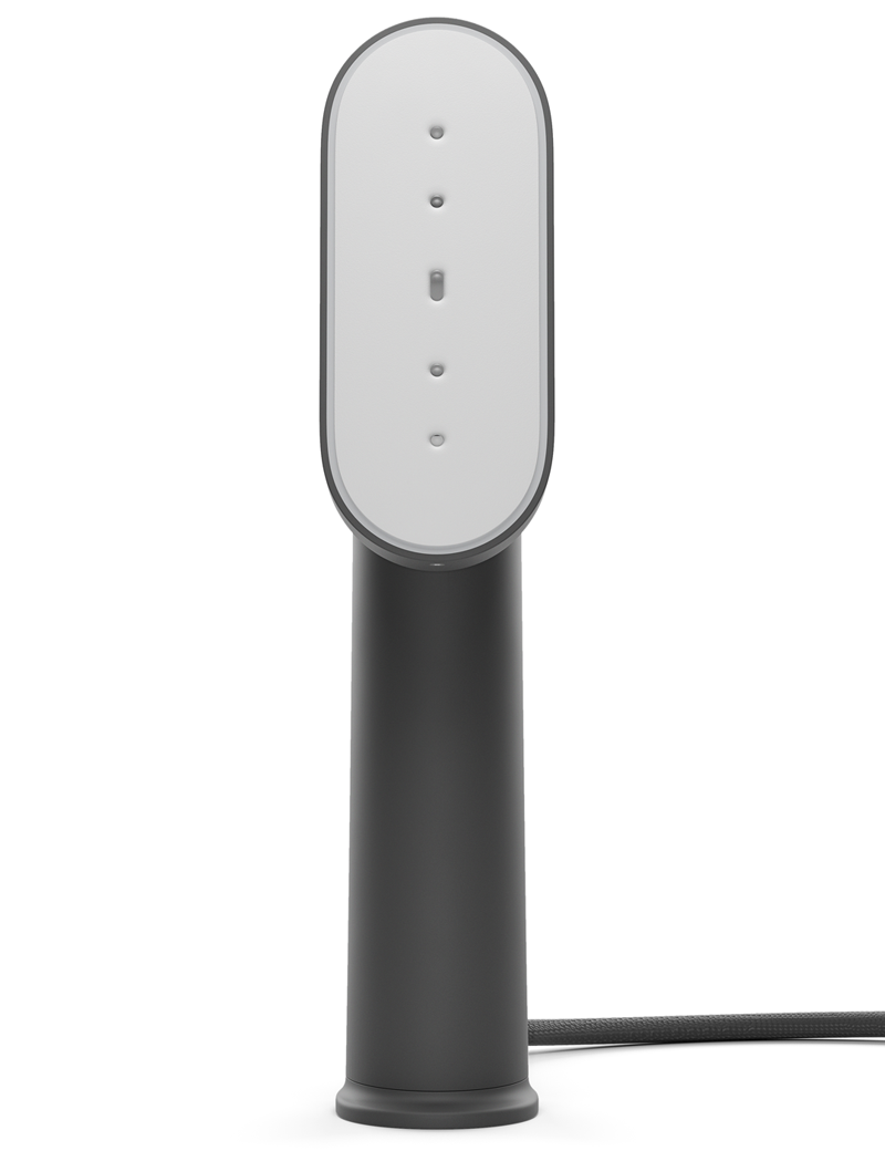 Steamery Cirrus Lite Travel Steamer Charcoal Front