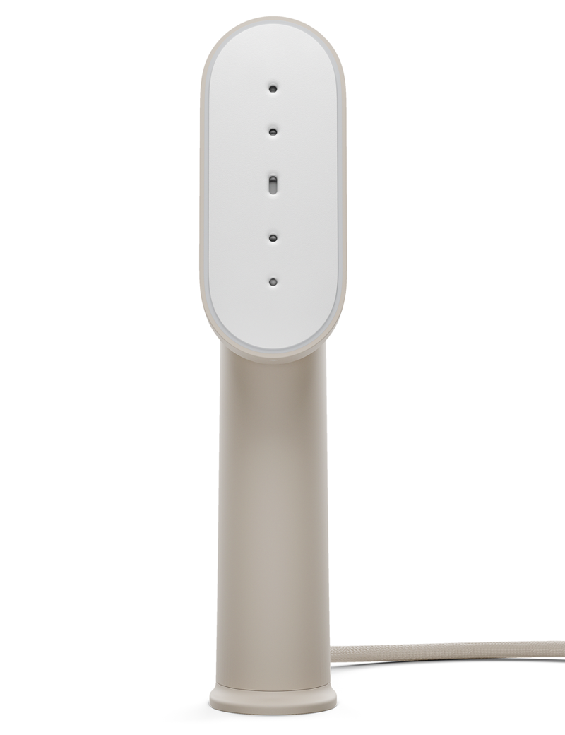 Steamery Cirrus Lite Travel Steamer Sand Front Room
