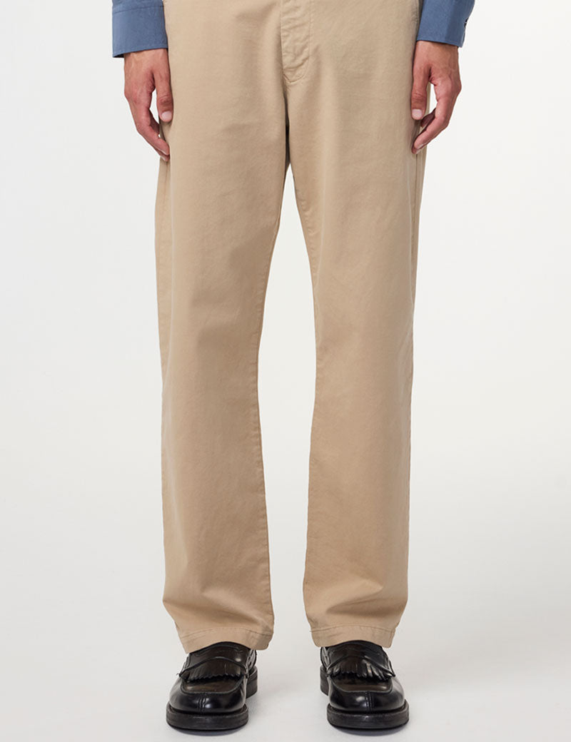 NN07 Aden Straight Leg Chinos Khaki Beige