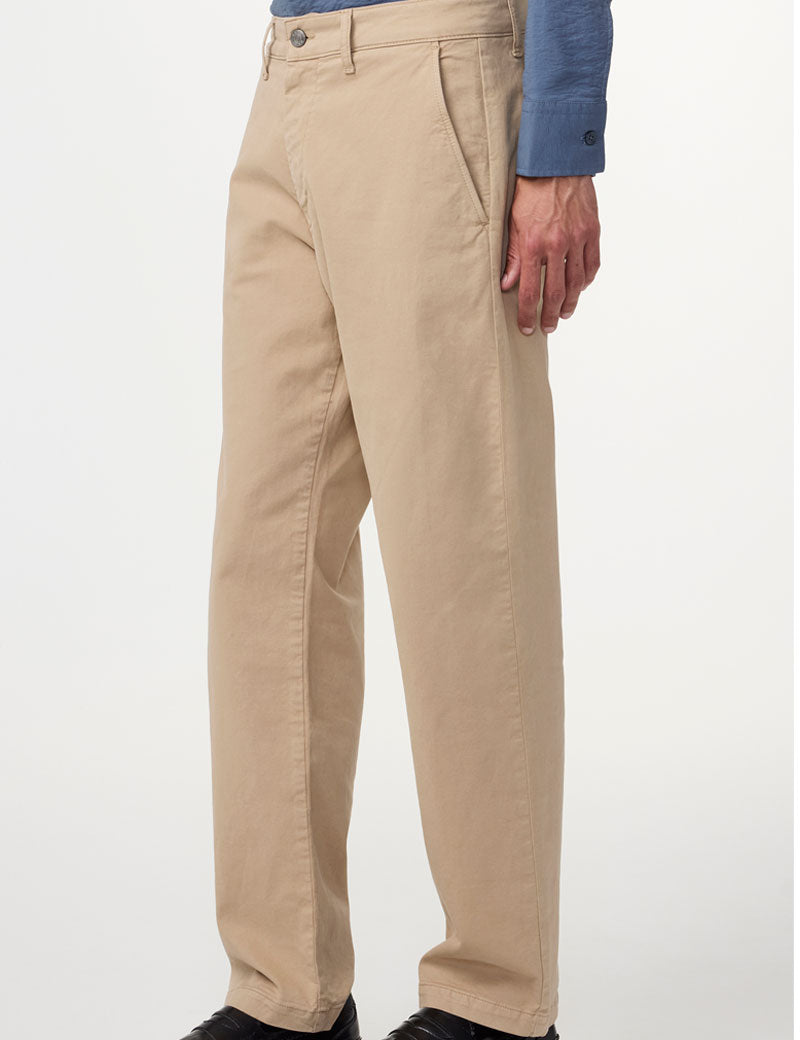 NN07 Aden Straight Leg Chinos Khaki Beige