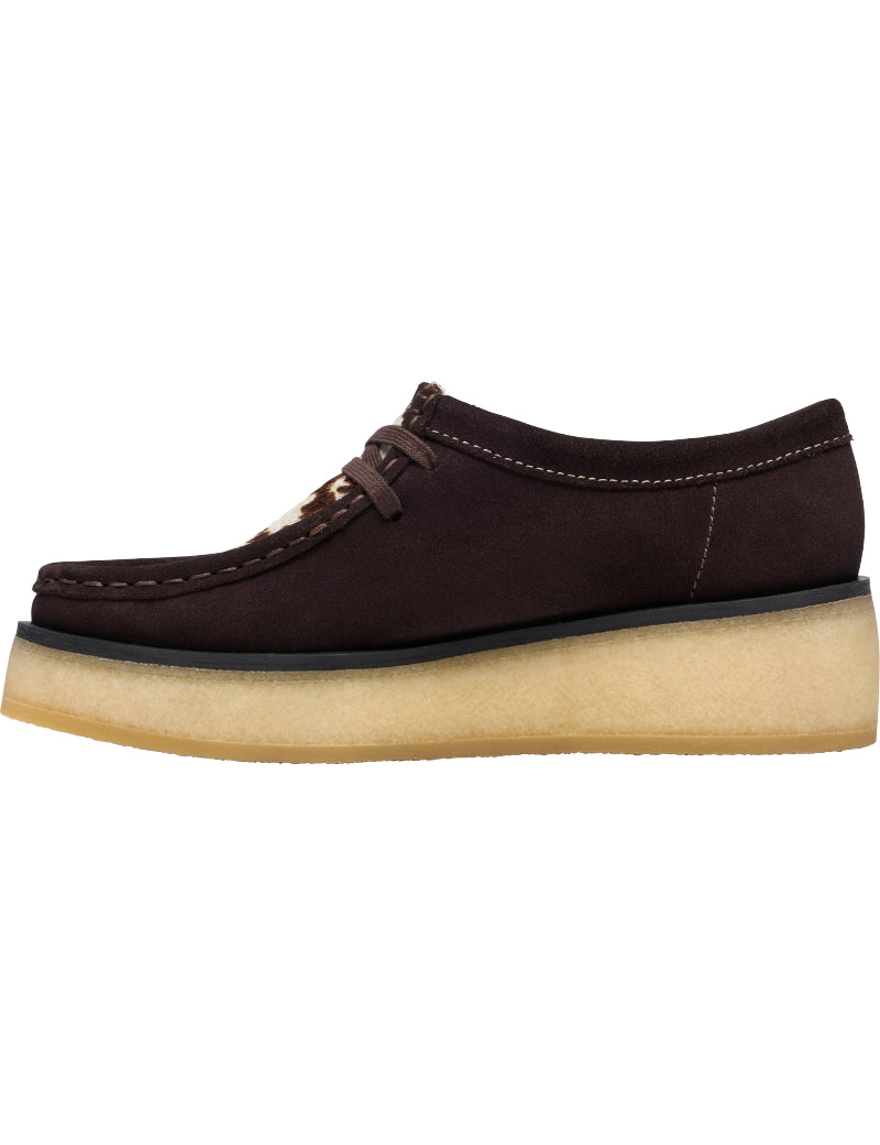 Clarks Originals Wallacraft Bey Shoes Brown Combi Suede Women's