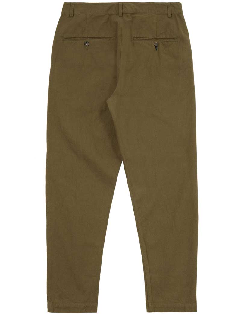 Universal Works Military Chino Nebraska Cotton Olive