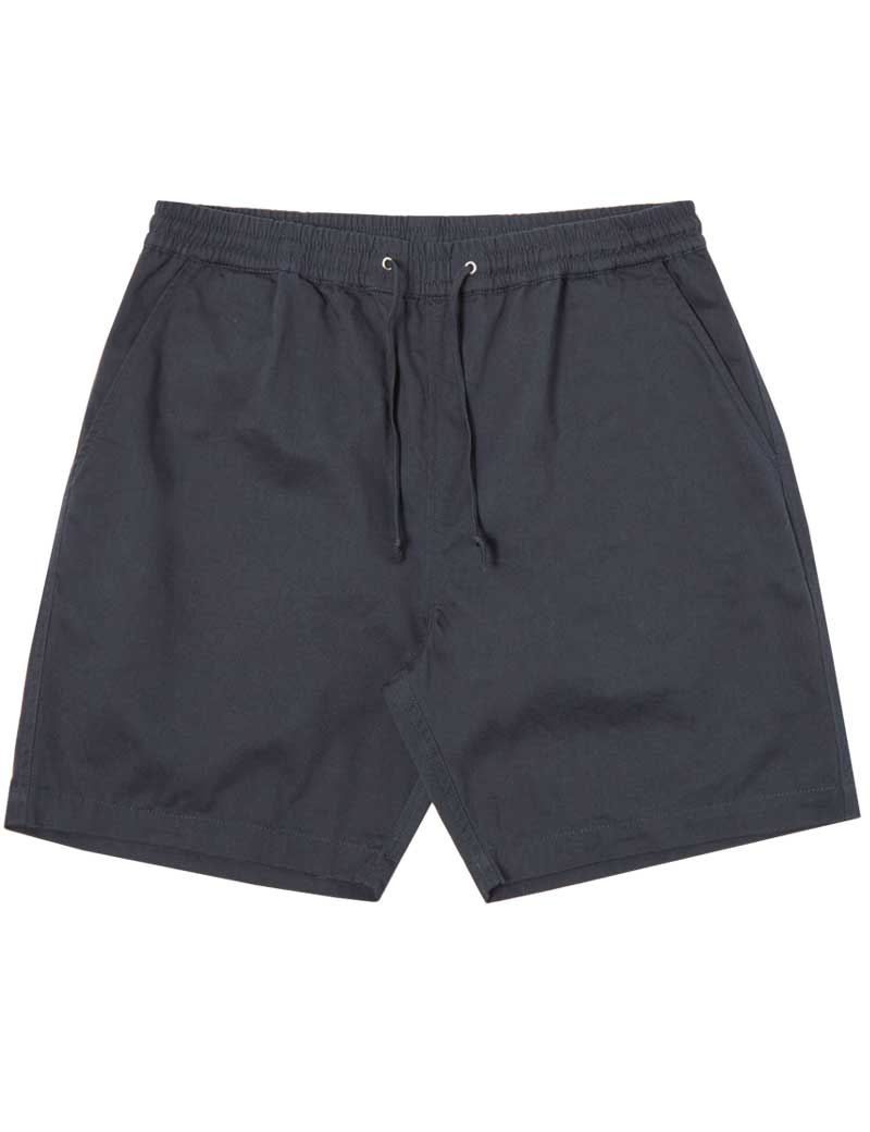 Universal Works Beach Short Navy Twill Front