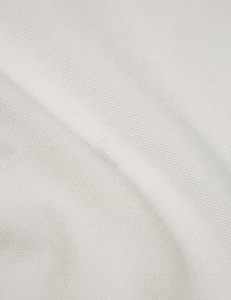 UNIVERSAL WORKS VACATION POLO SHIRT OFF WHITE PIQUET