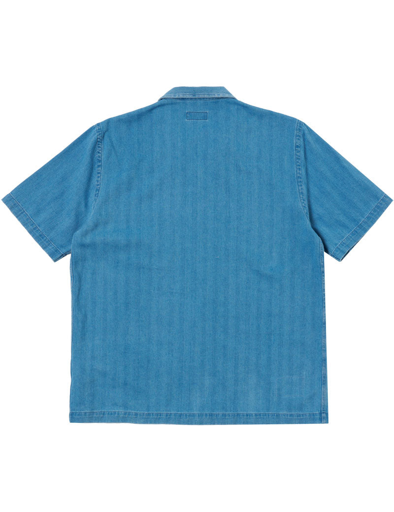 Universal Works Road Shirt Washed Indigo