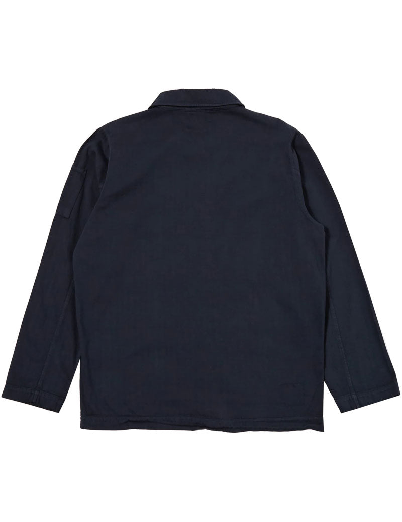 Universal Works Coverall Jacket Herringbone Cotton Dark Navy