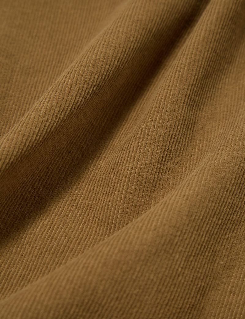 Universal Works Bakers Overshirt Fine Cord Khaki