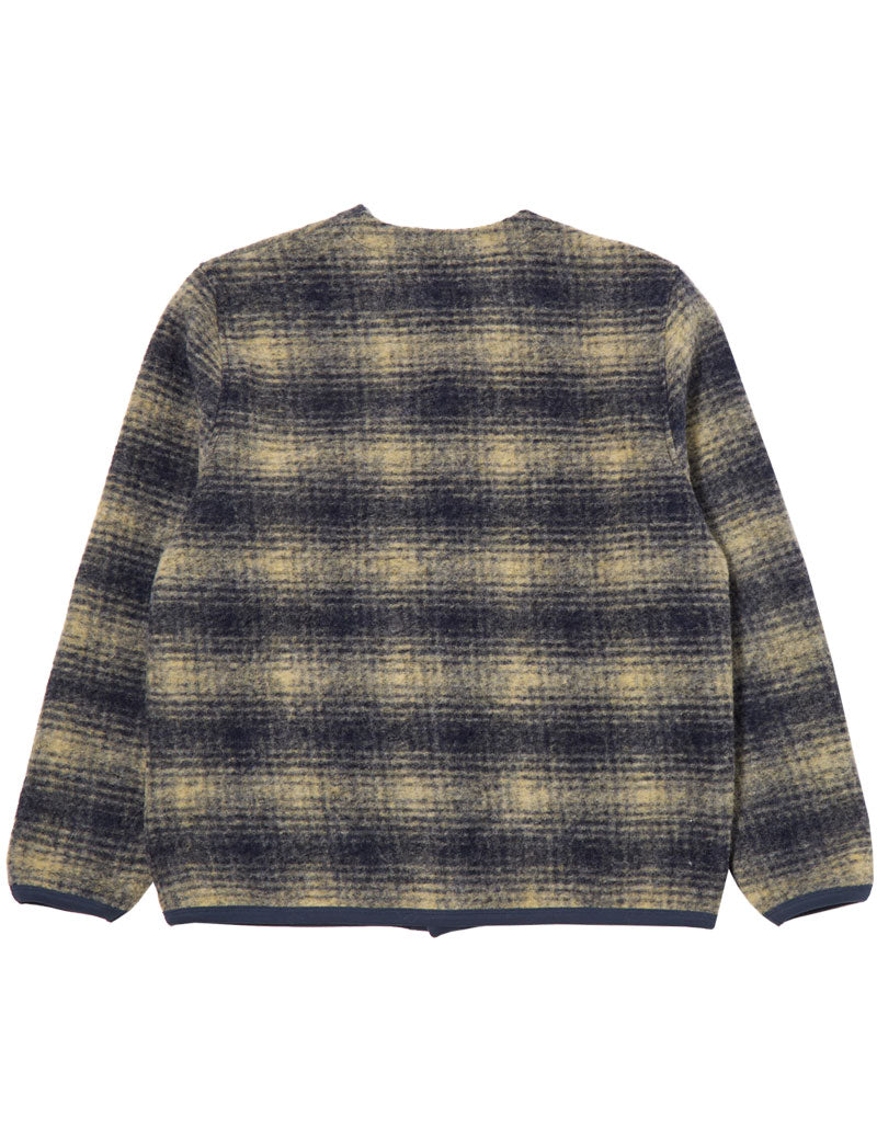 Universal Works Cardigan Uist Fleece Navy