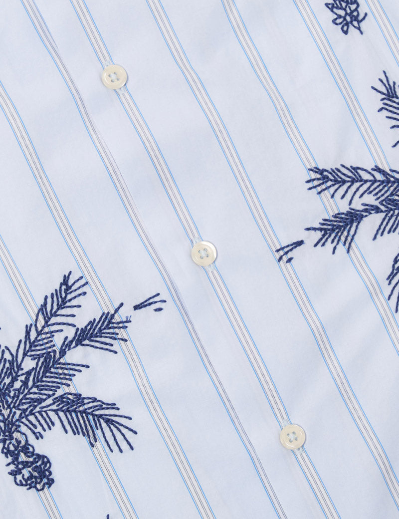 Universal Works Road Trip Shirt Blue