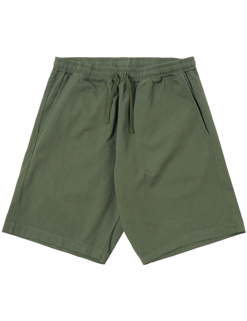 Universal Works Simple Short Olive Front