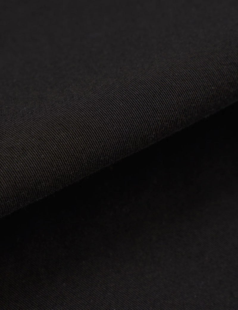 Universal Works Judo Pant Kelly Cotton Black Fabric Detail