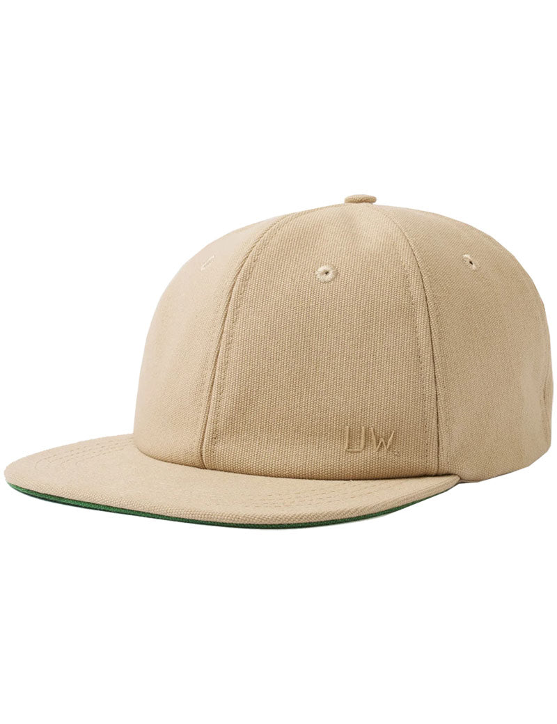 Universal Works Canvas Baseball Hat Cap Sand Front