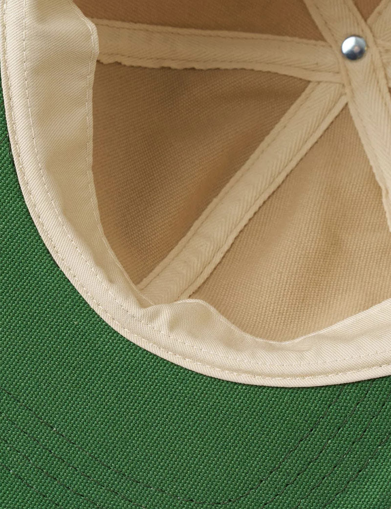 Universal Works Canvas Baseball Hat Cap Sand Inside & Peak