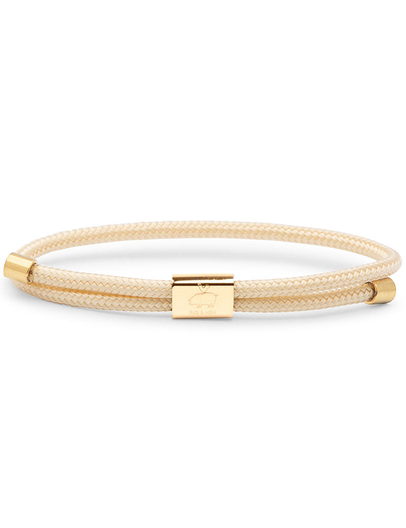 Pig & Hen Lewis Bracelet Ivory Gold