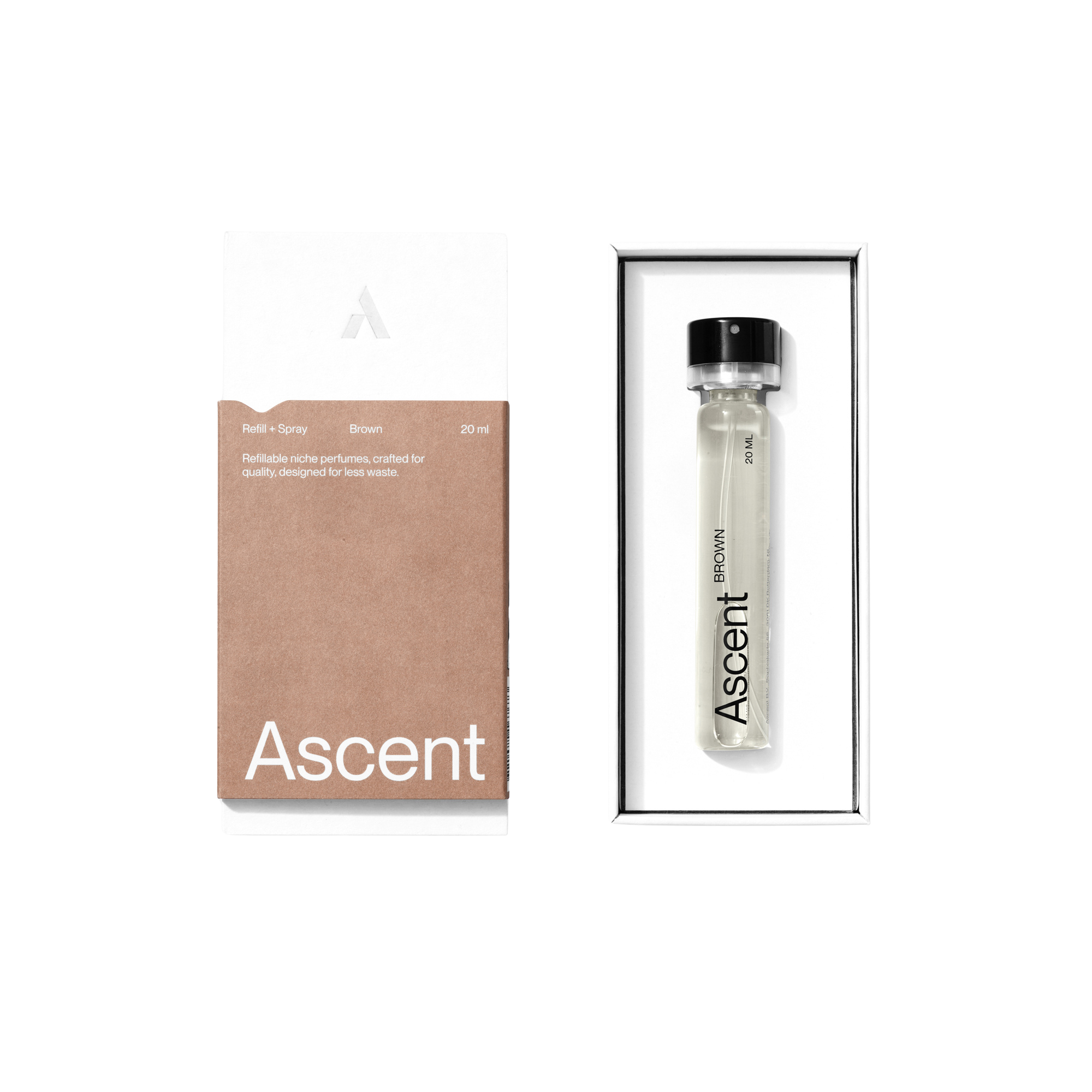 Ascent Brown Parfum Refill Spray Unboxed