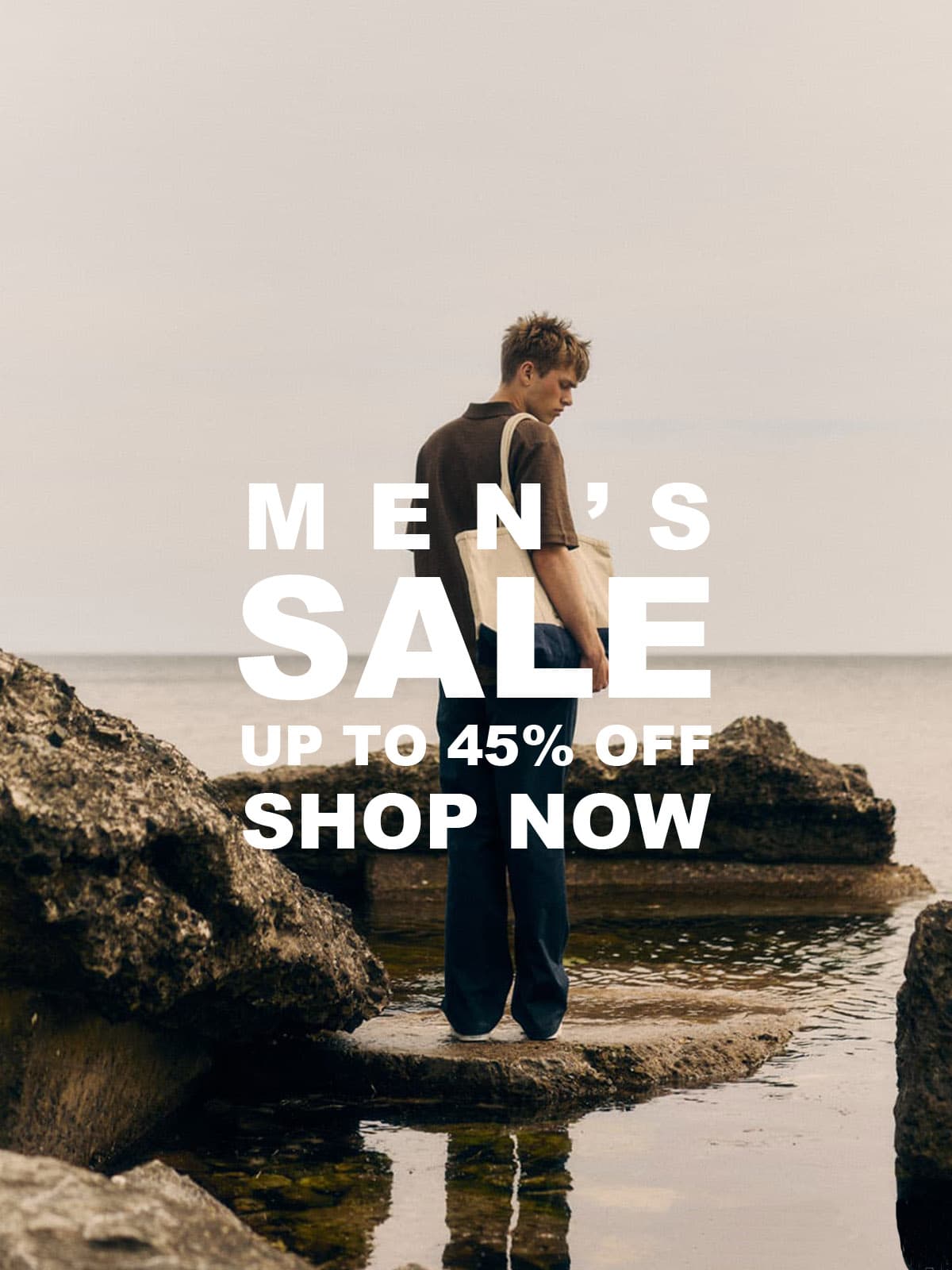 45% off men's sale...