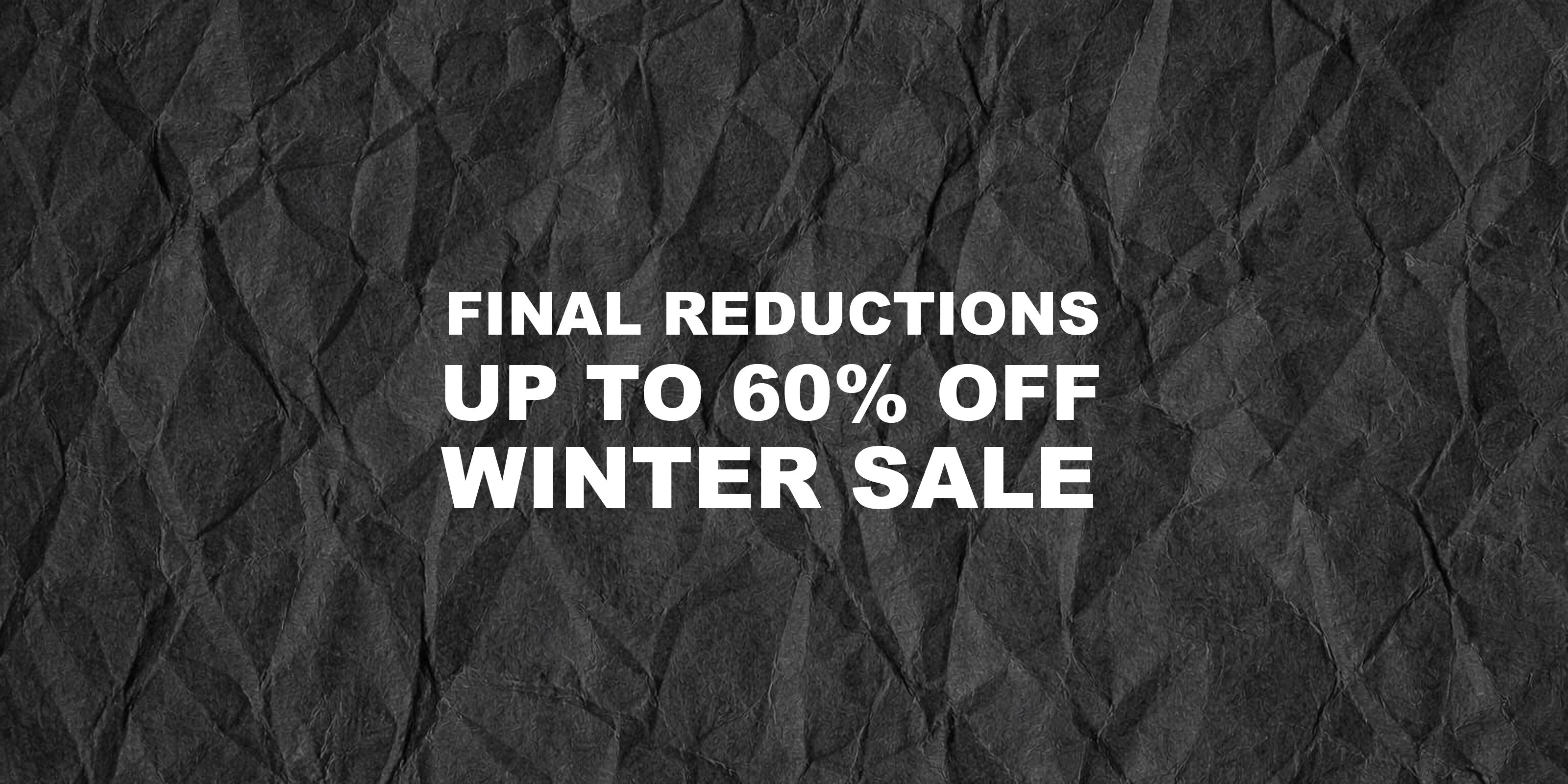 60% Off Winter Sale