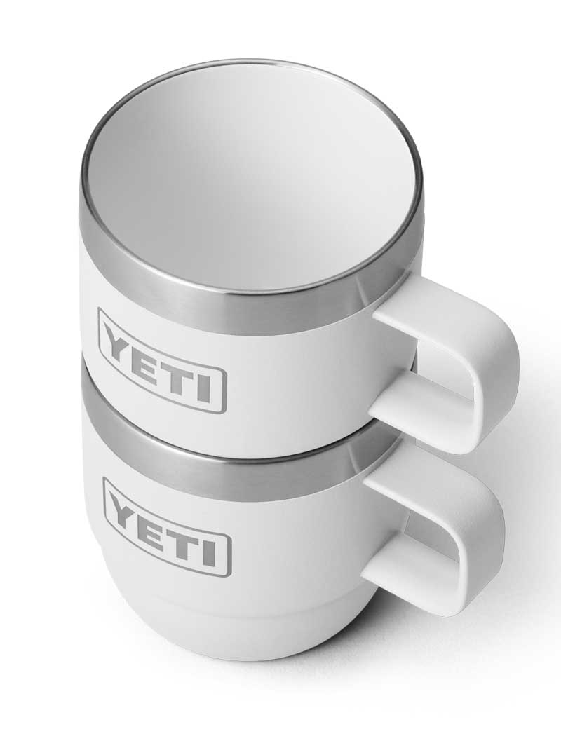 Yeti Rambler Espresso Stackable Mug 2 Pack White