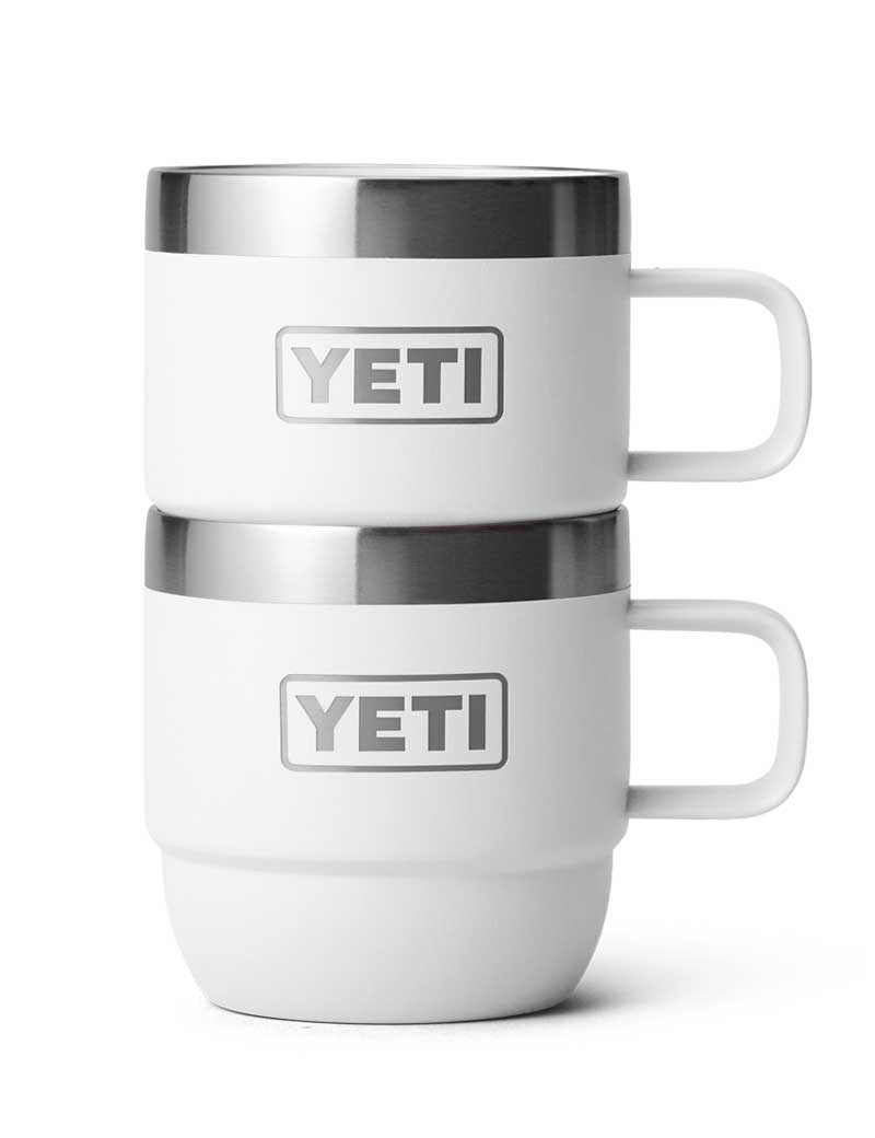 Yeti Rambler Espresso Stackable Mug 2 Pack White