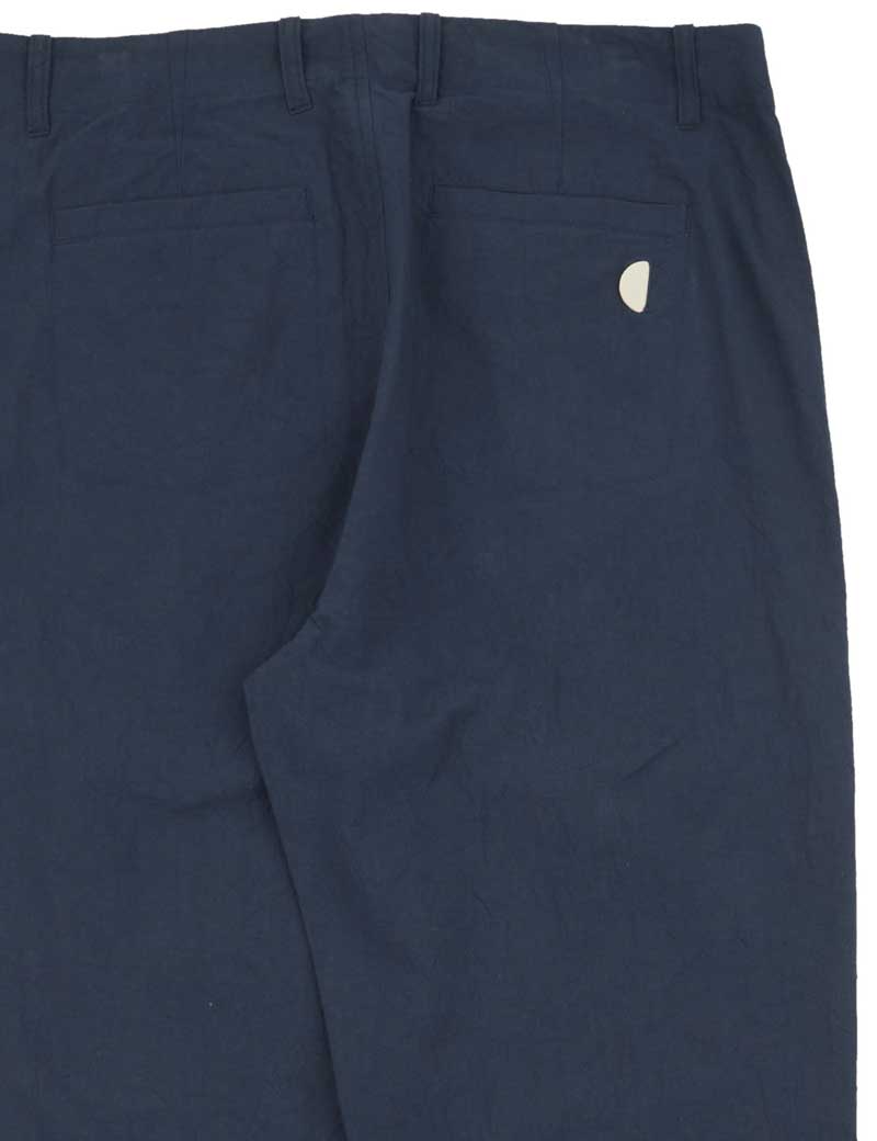 FOLK ASSEMBLY PANT ASH NAVY CRINKLE