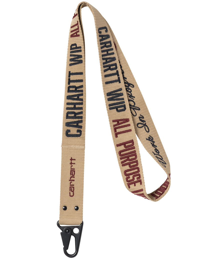 Carhartt Wip Arcan Keychain Webbing Dusty H Brown