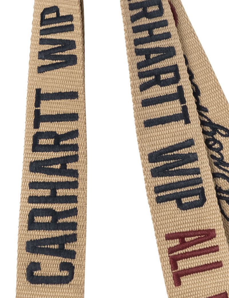 Carhartt Wip Arcan Keychain Webbing Dusty H Brown