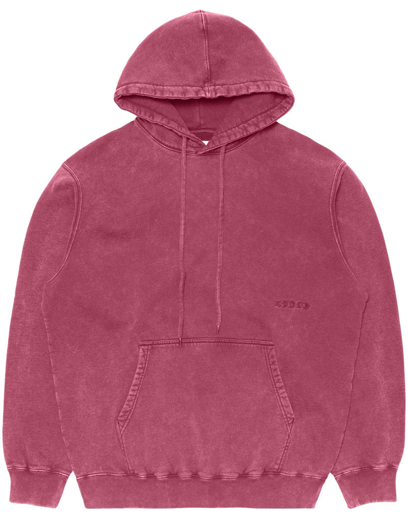 Edwin Axiom Hoodie Sweat Red Plum