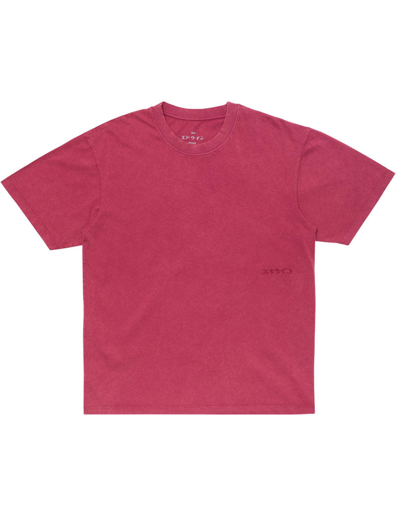 Edwin Axiom T-Shirt Red Plum