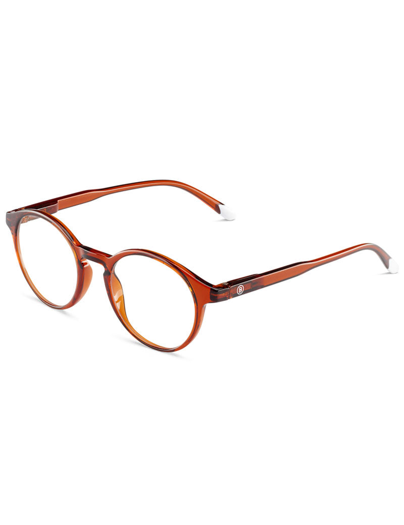 Barner Le Marais Blue Light Reading Glasses Glossy Intense Rust