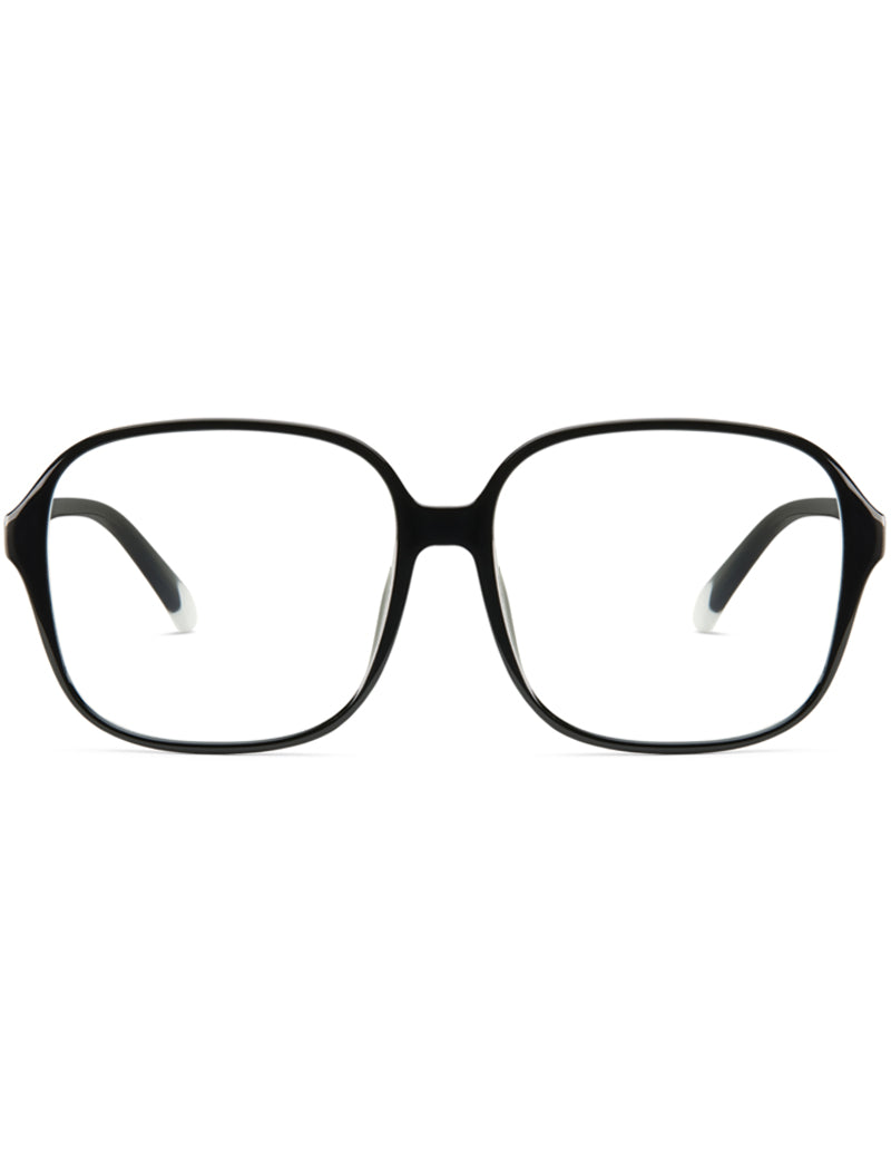 Barner Pascal Blue Light Reading Glasses Glossy Black Noir