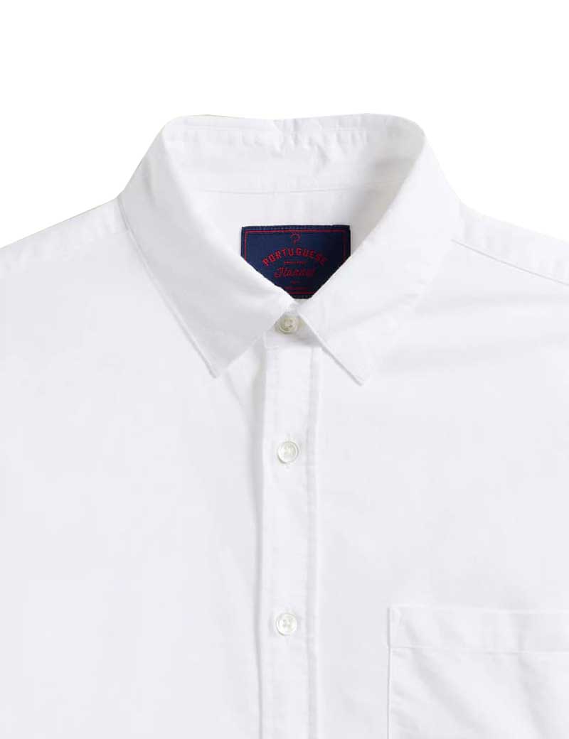 Portuguese Flannel Belavista Shirt Off White
