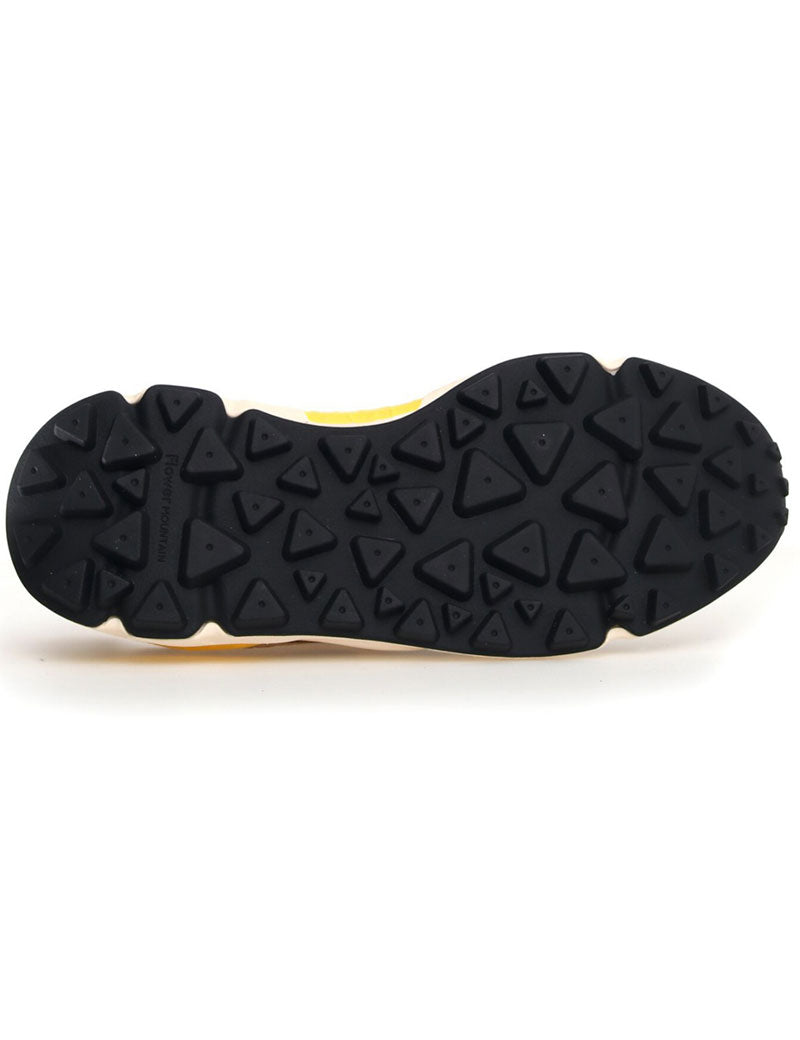 Flower Mountain Yamano 3 Trainers Suede Nylon Ripstop Brown Grey
